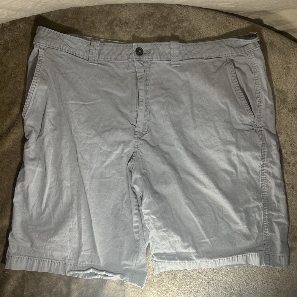 Magellan Outdoors Men's Shorts Size 40W‎ Slate Grey Blue Flat Front Casual